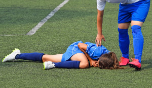 Injury on the soccer field